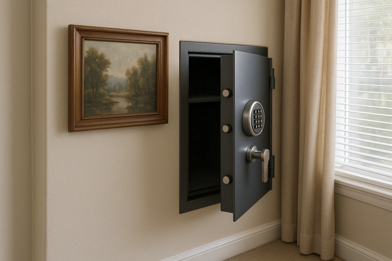 Ubicaciones seguras para instalar una caja fuerte en casa