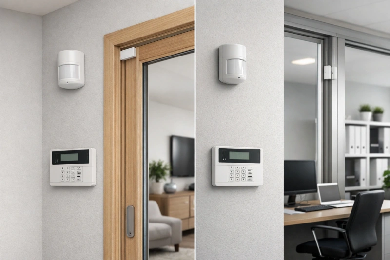 Diferentes tipos de alarmas para casas y negocios