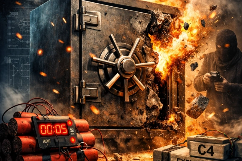 Cajas fuertes y su resistencia ante explosivos