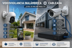 Comparativa de sistemas de videovigilancia inalámbrica y cableada
